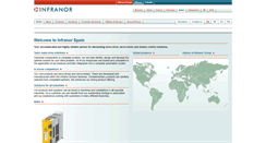 Desktop Screenshot of es.infranor.com